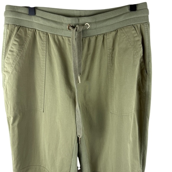 ME+EM Green Drawstring Jogging Pants Size 12 - Picture 5 of 9